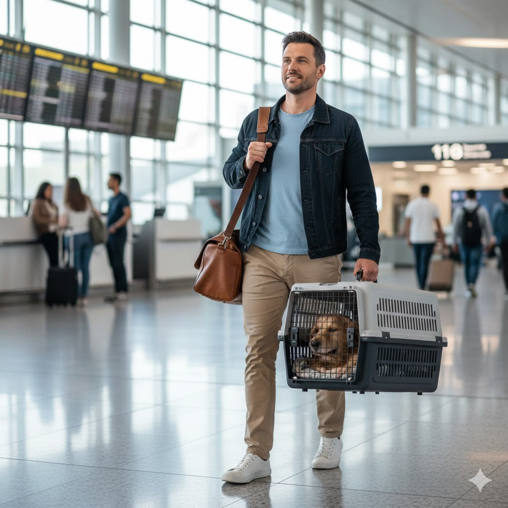 Heavy-Duty Airline-Approved Pet Travel Crate – Extra Large