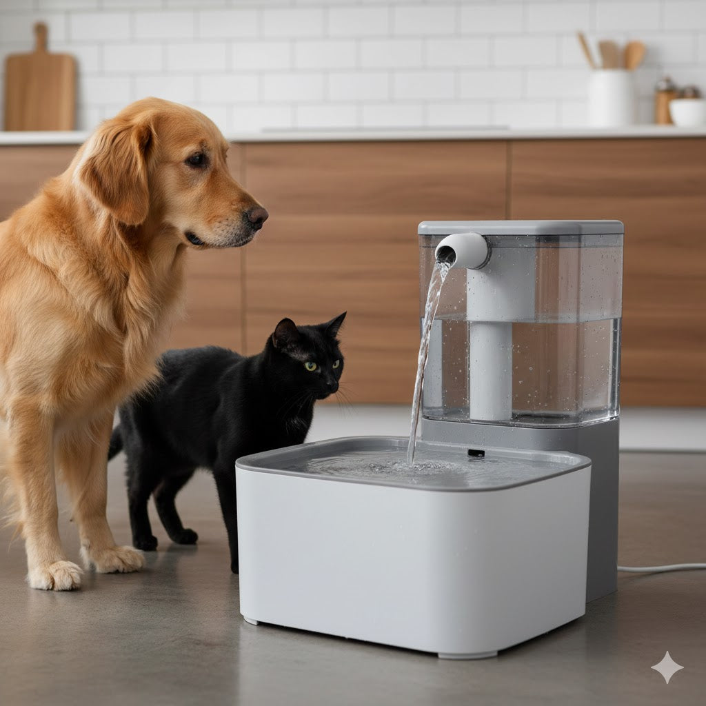High-Capacity Pet Water Fountain – 7.5L